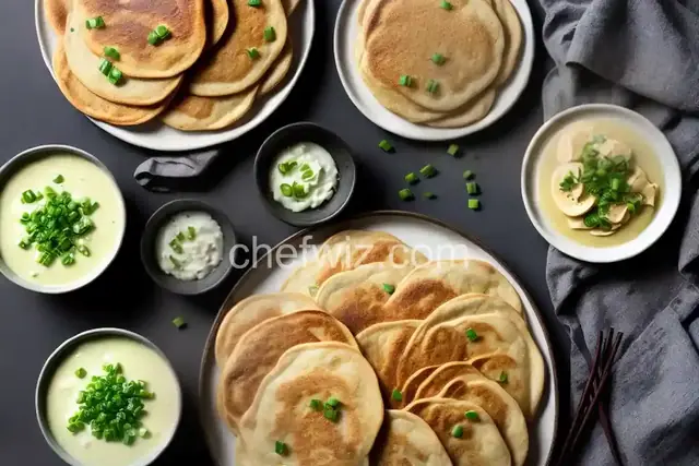 Sourdough Dashi Scallion Pancakes Recipe
