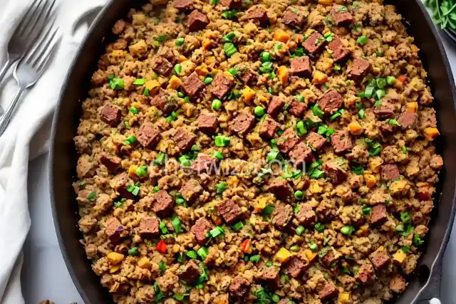 Sourdough, Italian Sausage, and Chestnut Stuffing