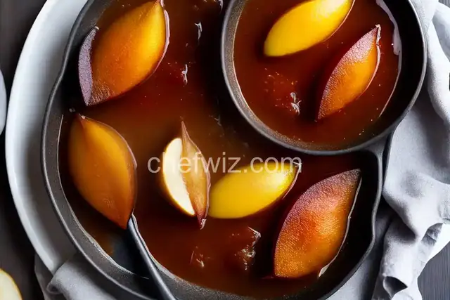 Sous Vide Poached Pears