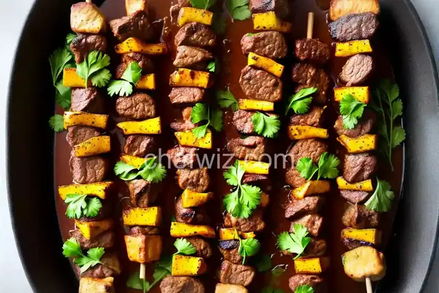South African Lamb Sosaties (Kebabs)