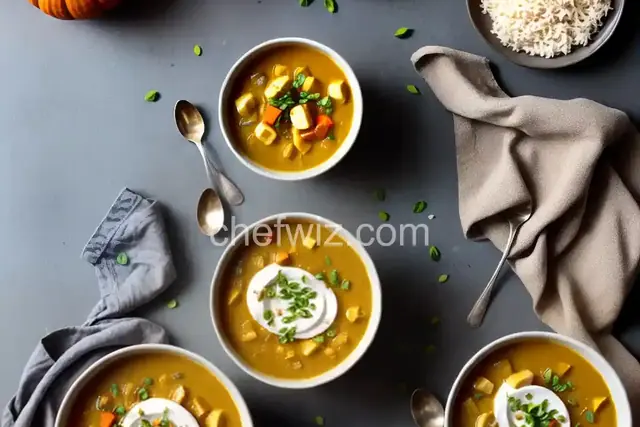 South African Pumpkin Soup with Banana and Curry