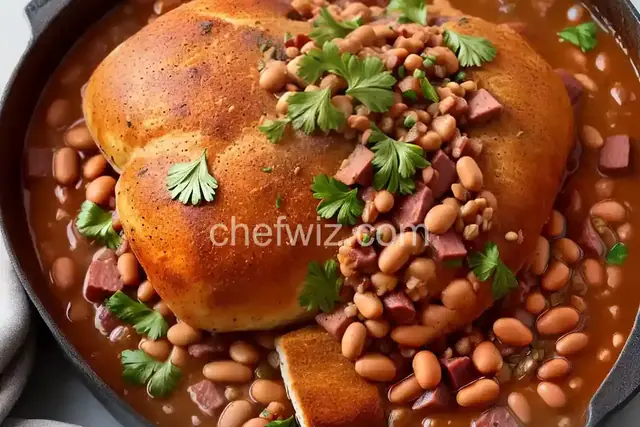 Southern Ham and Brown Beans