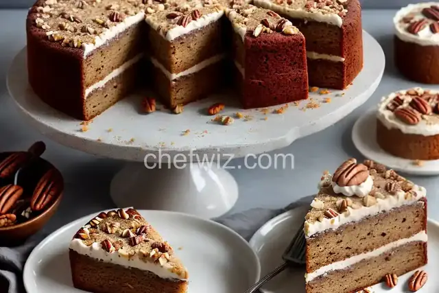 Southern Praline Pecan Cake