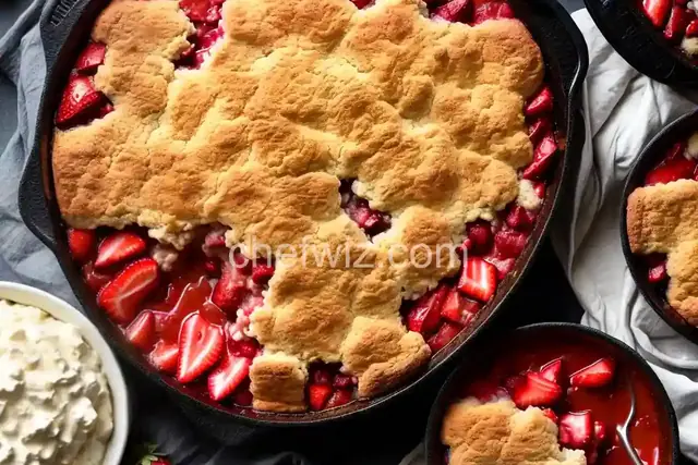 Southern-Style Strawberry Cobbler