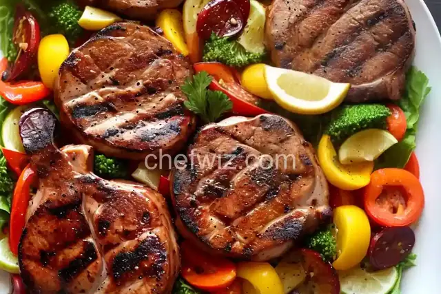Southern Sweet Grilled Pork Chops