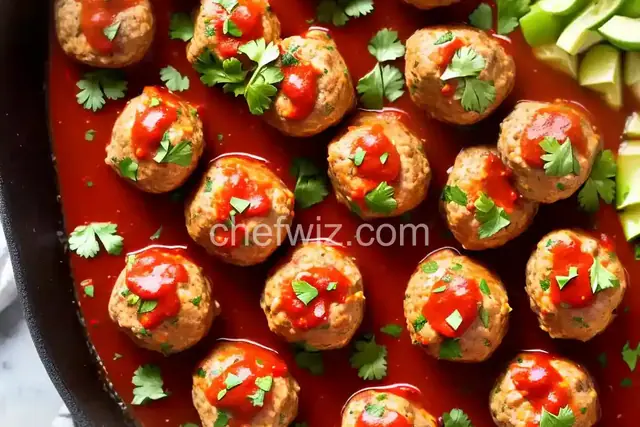 Southwestern Mini Turkey Meatballs