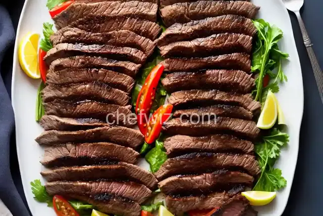 Soy-Marinated Flank Steaks