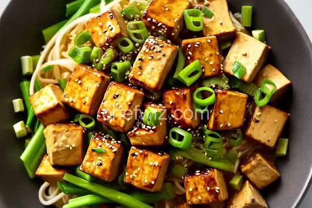 Soy and Scallion Tofu Bowl