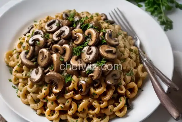 Spaetzle With Mushrooms and Fresh Herbs
