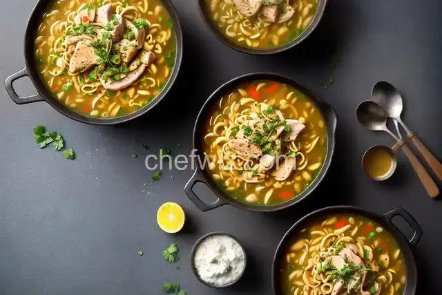 Spaetzle and Chicken Soup