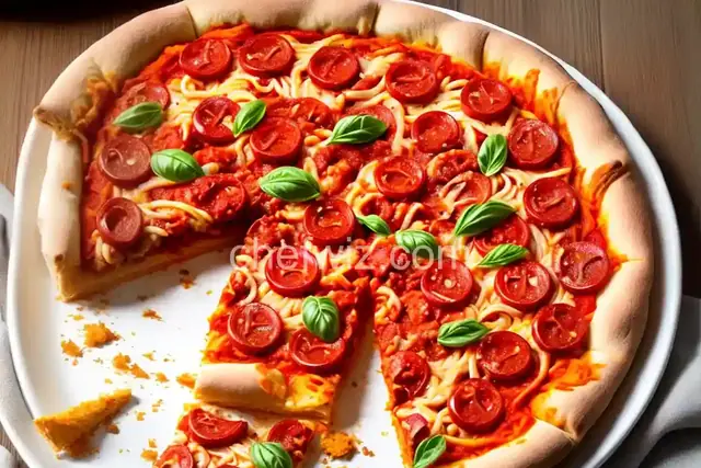 Spaghetti Pizza Pie