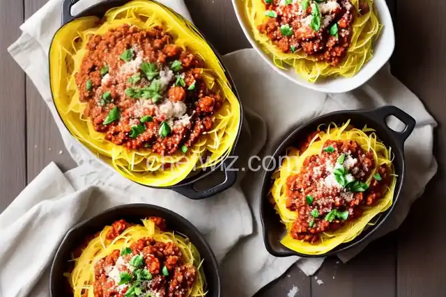 Spaghetti Squash Bolognese