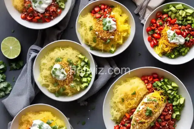 Spaghetti Squash Burrito Bowls