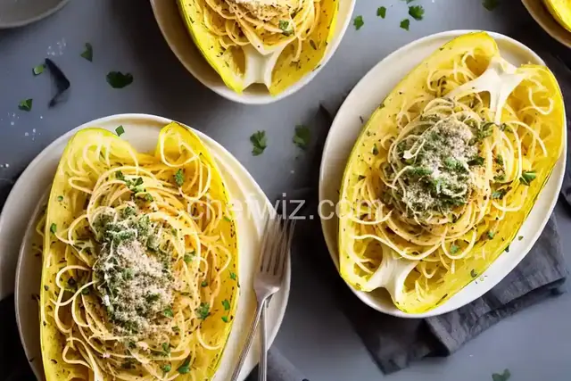 Spaghetti Squash “Cacio e Pepe”