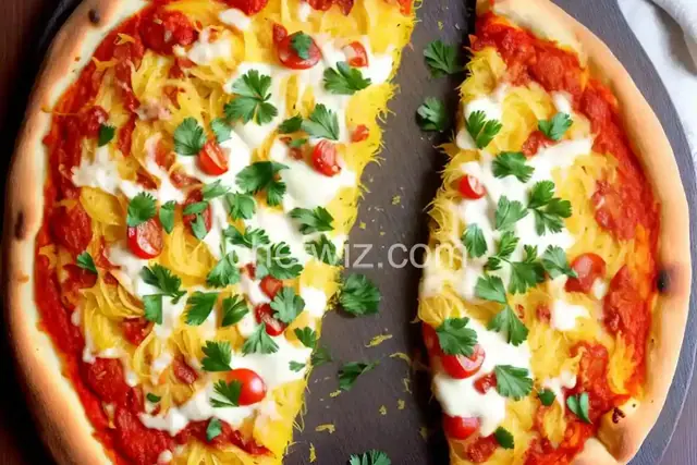 Spaghetti Squash Pizza Crust