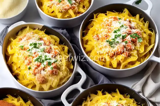 Spaghetti Squash That Fancies Itself Baked Ziti