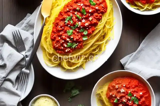 Spaghetti Squash with Marinara