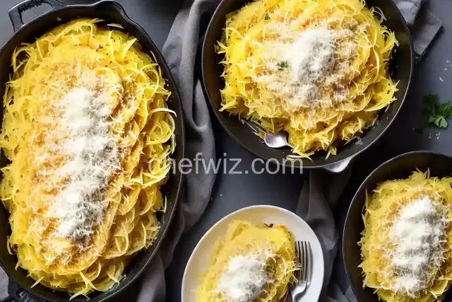 Spaghetti Squash with Parmesan Cheese