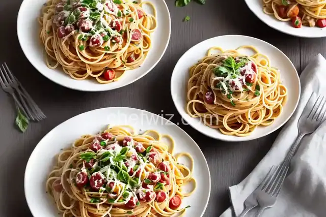 Spaghetti With Carbonara Sauce Recipe