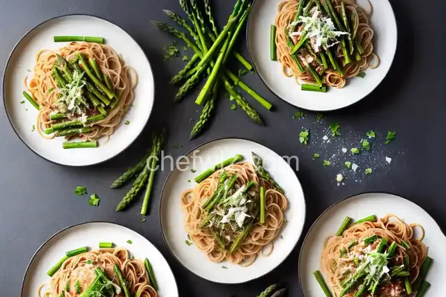 Spaghetti al Limone With Asparagus