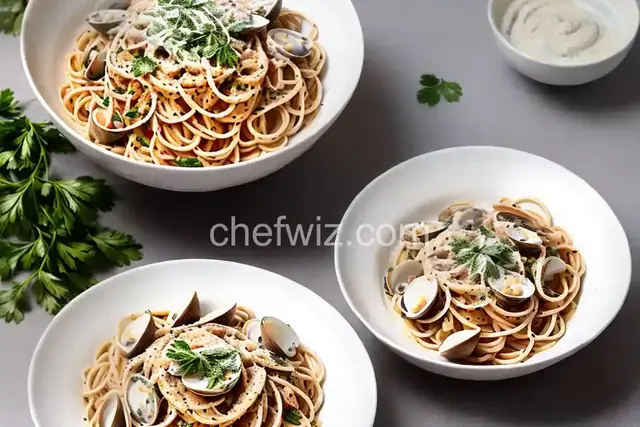 Spaghetti alle Vongole in Bianco (With White Clam Sauce)