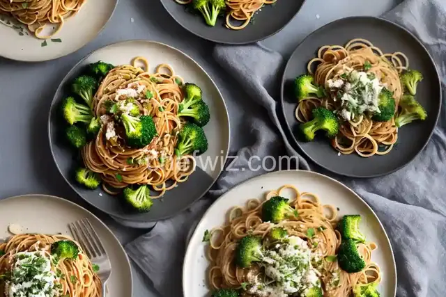 Spaghetti and Broccoli Aglio Olio