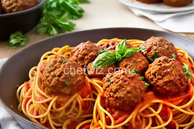 Spaghetti-and-Meatball Cake