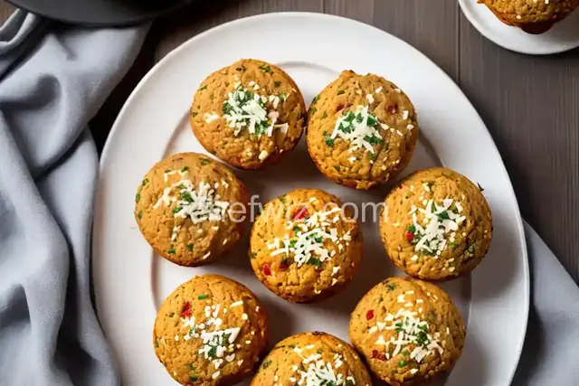 Spaghetti and Meatballs Muffin Bites