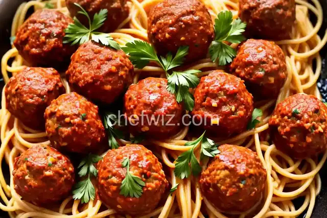 Spaghetti and Turkey Meatballs