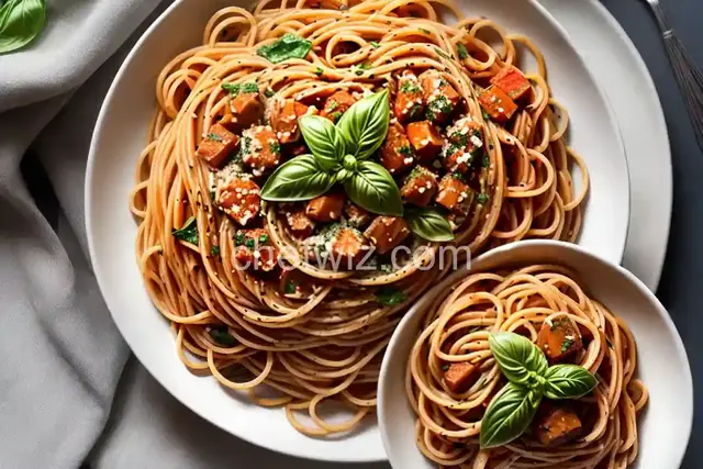 Spaghetti with Garlic and Basil