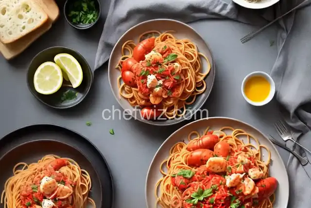 Spaghetti with Lobster Pomodoro
