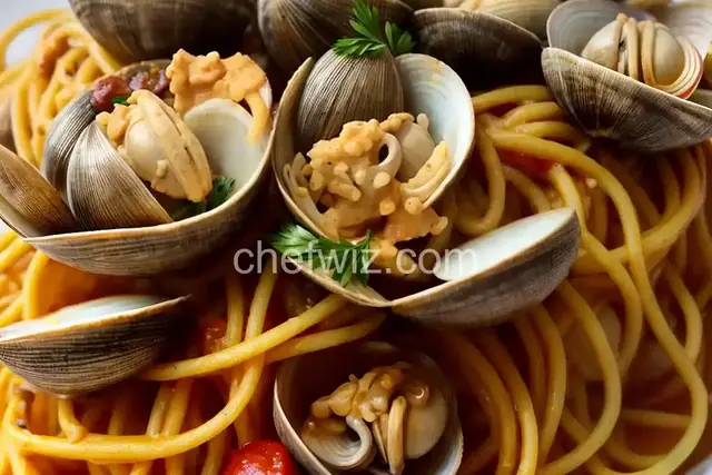 Spaghetti with Oven Baked Clams
