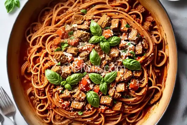 Spaghetti with Turkey Ragu