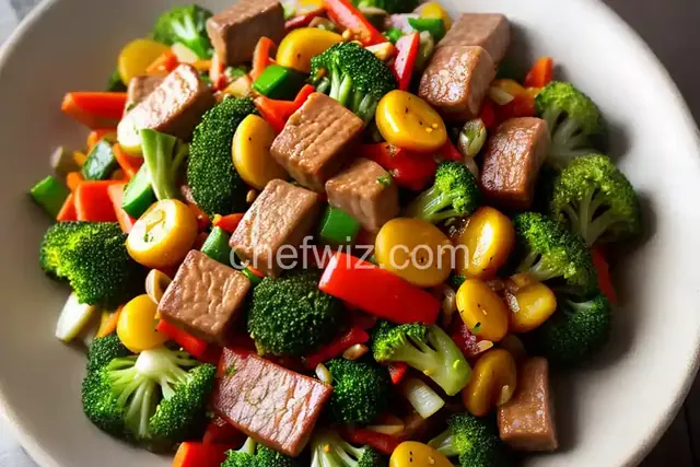 Spam & Vegetables Stir-Fry