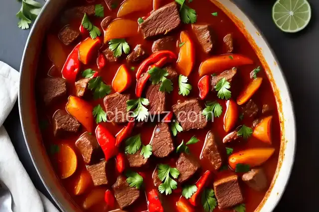 Spanish Beef Stew With Pimentón and Piquillo Peppers Recipe