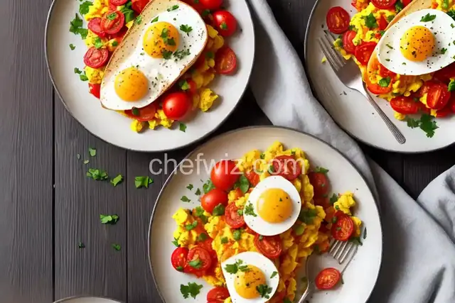 Spanish Chorizo and Tomato Scrambled Eggs