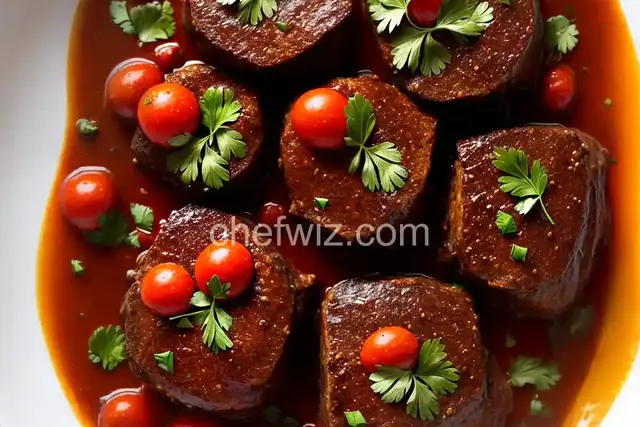 Spanish Slow cooked beef cheeks with tomato bread �Carrillada de Ternera�