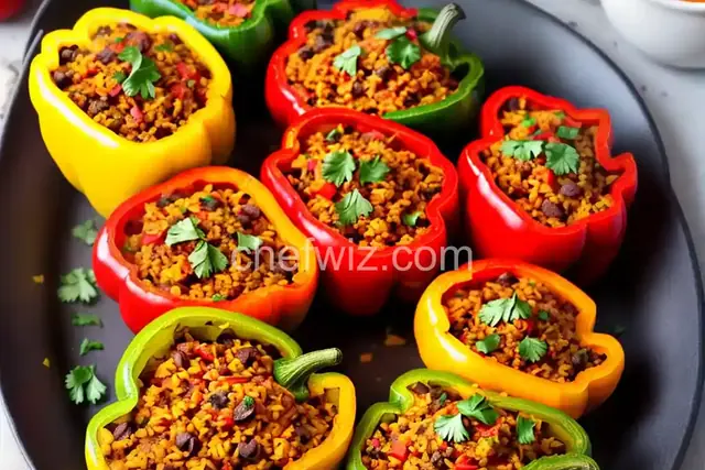 Spanish Stuffed Bell Peppers