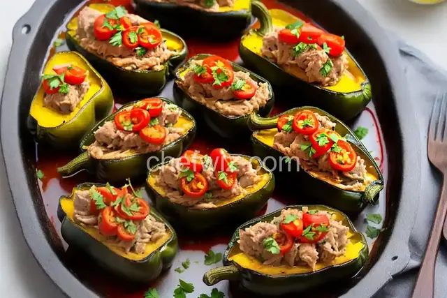 Spanish Tuna-Stuffed Piquillo Peppers (Pimientos del Piquillo Rellenos de At√∫n) Recipe