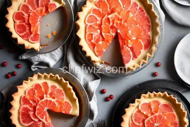 Sparkling Grapefruit Pie