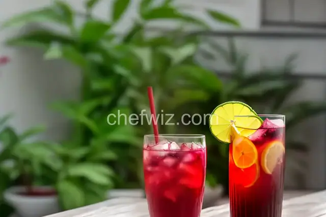 Sparkling Hibiscus Cooler