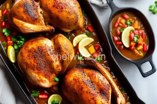 Spice Rubbed Beer Can Chicken