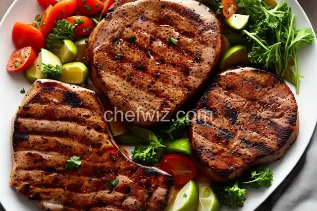 Spice-Rubbed Grilled Pork Chops