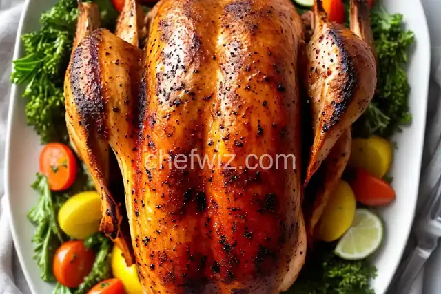 Spice Rubbed Roast Chicken