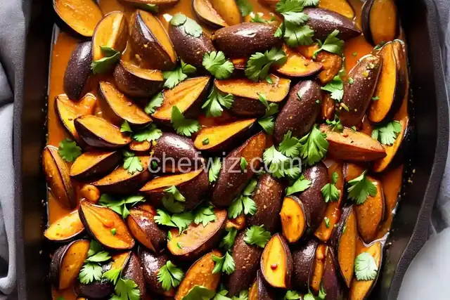 Spiced Baby Eggplants