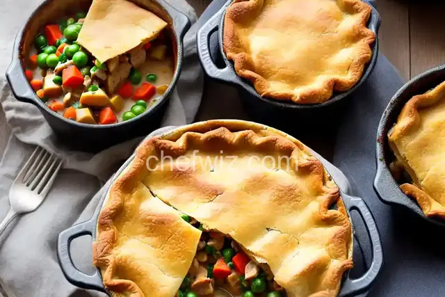 Spiced Chicken Pot Pies