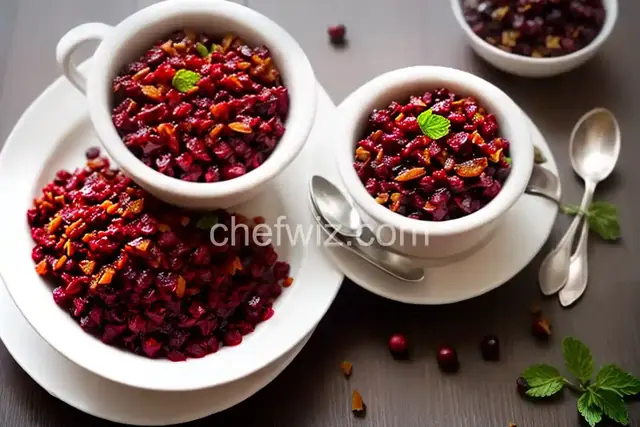 Spiced Cranberry Apple Chutney