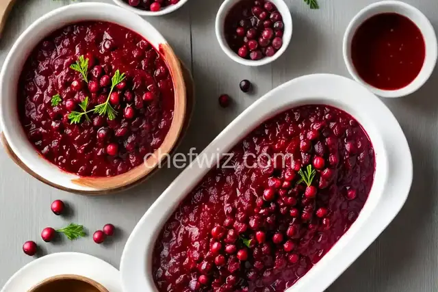 Spiced Cranberry Sauce