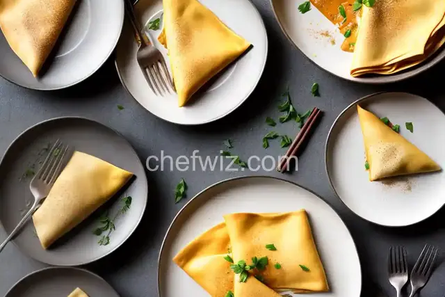 Spiced Egg Crepe for One