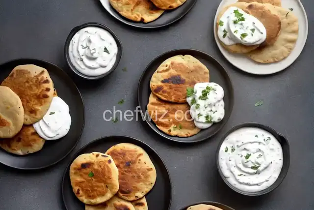 Spiced Middle Eastern Lamb Patties with Pita and Yogurt